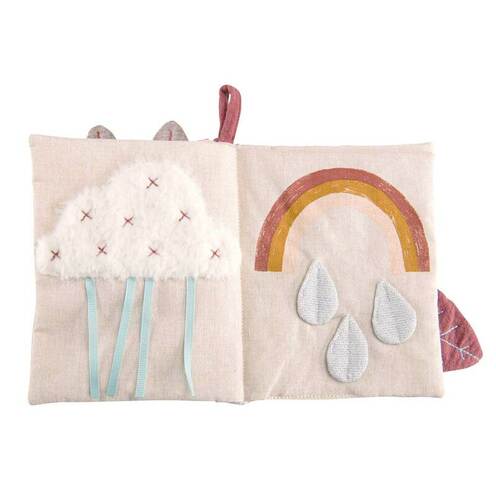 Livre tissu d'activités APRES LA PLUIE - MOULIN ROTY