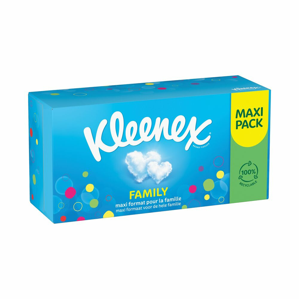 10x Kleenex Tissues Family128 stuks