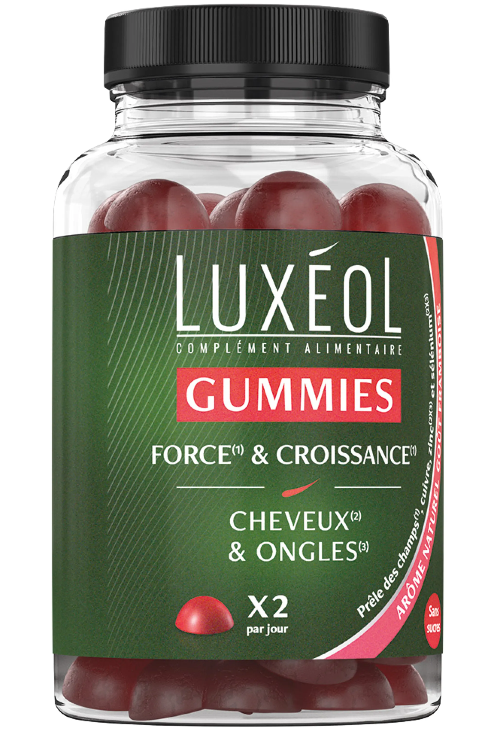 Luxéol Gummies cheveux force & croissance-180 g
