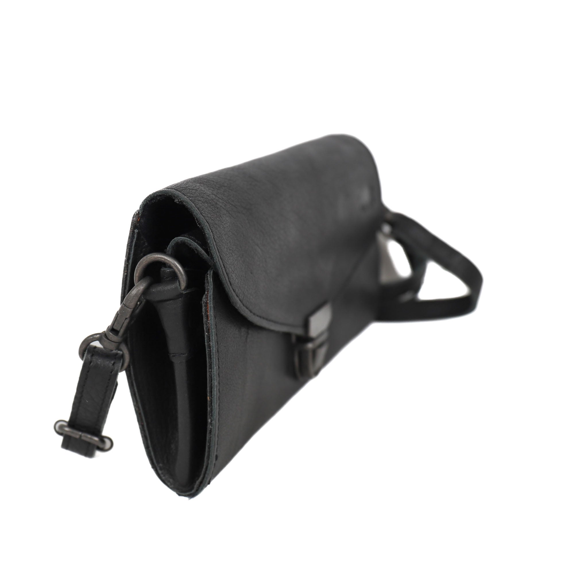 Clutch/enveloptasje 'Pascalle' zwart BLACK