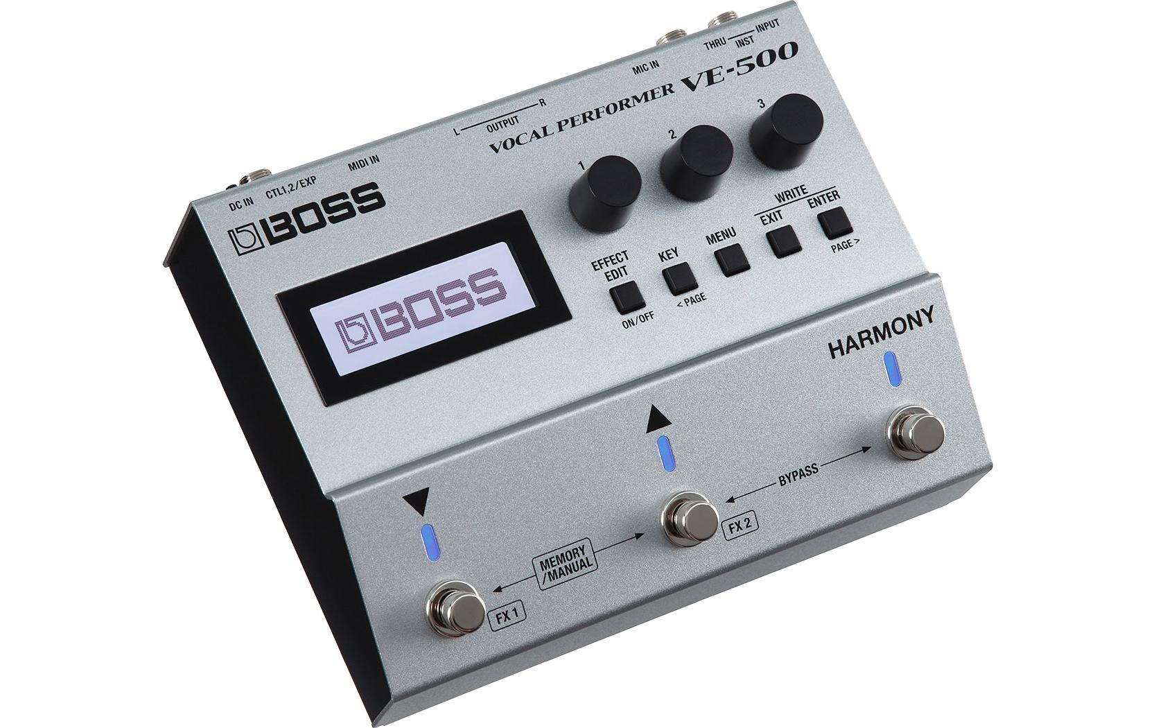 Effektgerät VE-500<br>Stereo-Vocal-Multieffekt für das Pedalboard