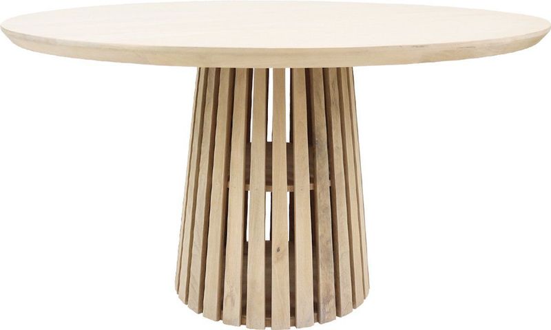 Kick Collection - Jude - Eettafel - Ronde - Wit - 120cm
