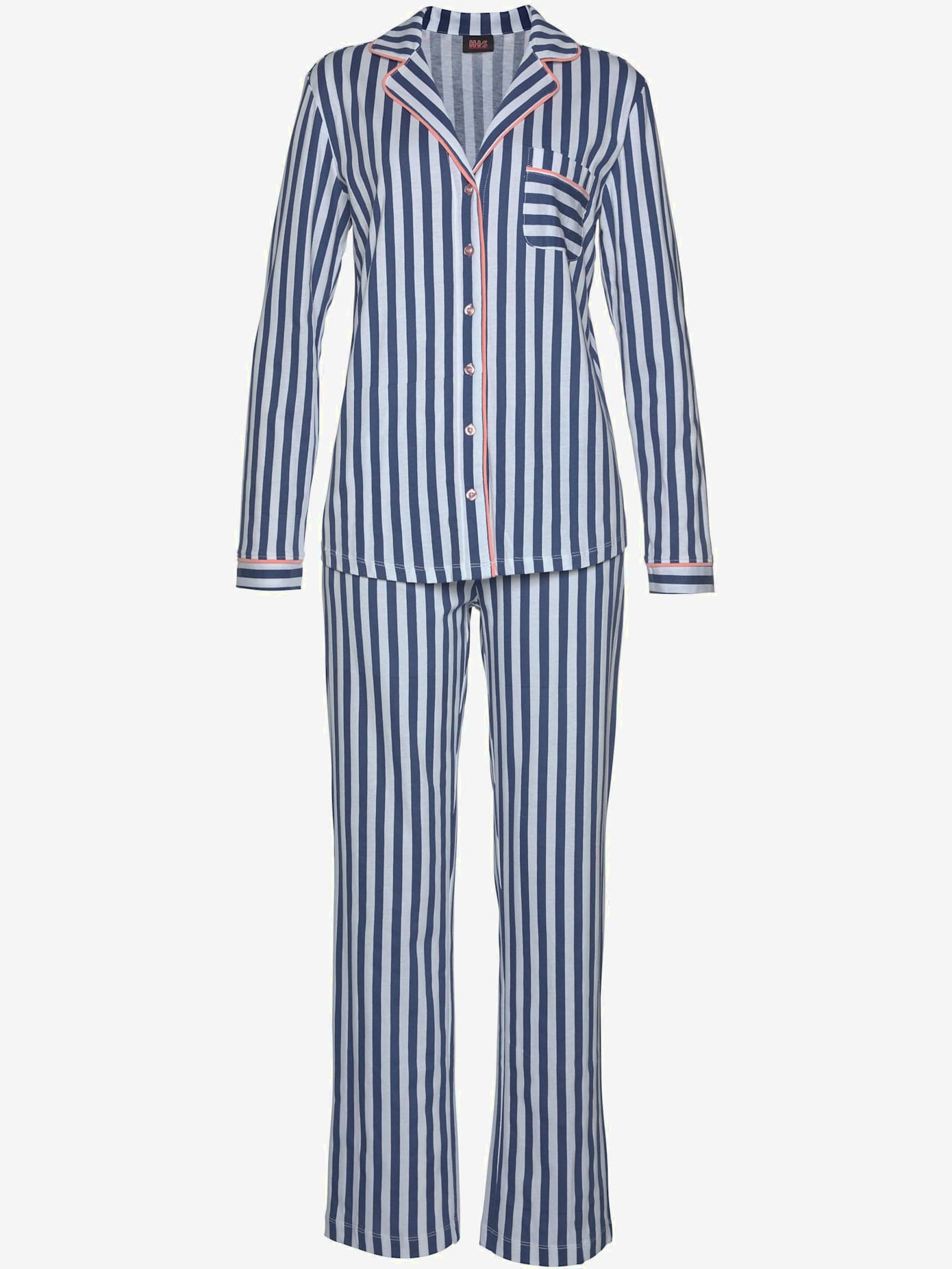 Pyjama classique à rayures fraîches