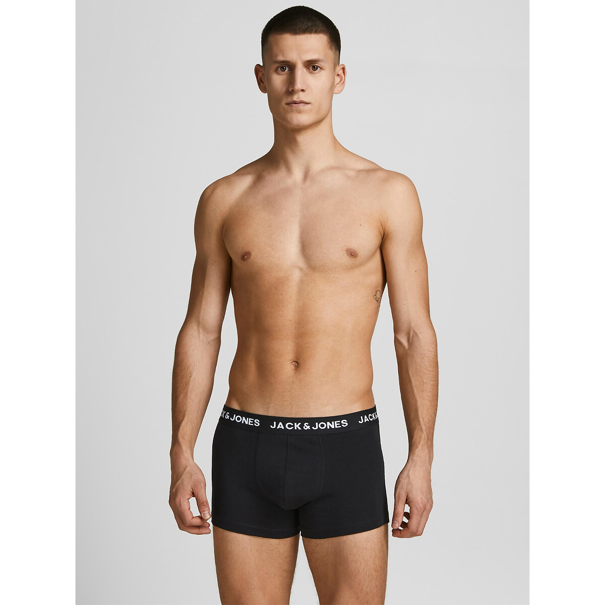 JACK & JONES<br>Conjunto de 5 cuecas boxer lisas JACHÉYYY