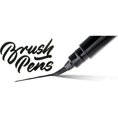 Arts Stylo pinceau Brush Pen, corps: noir