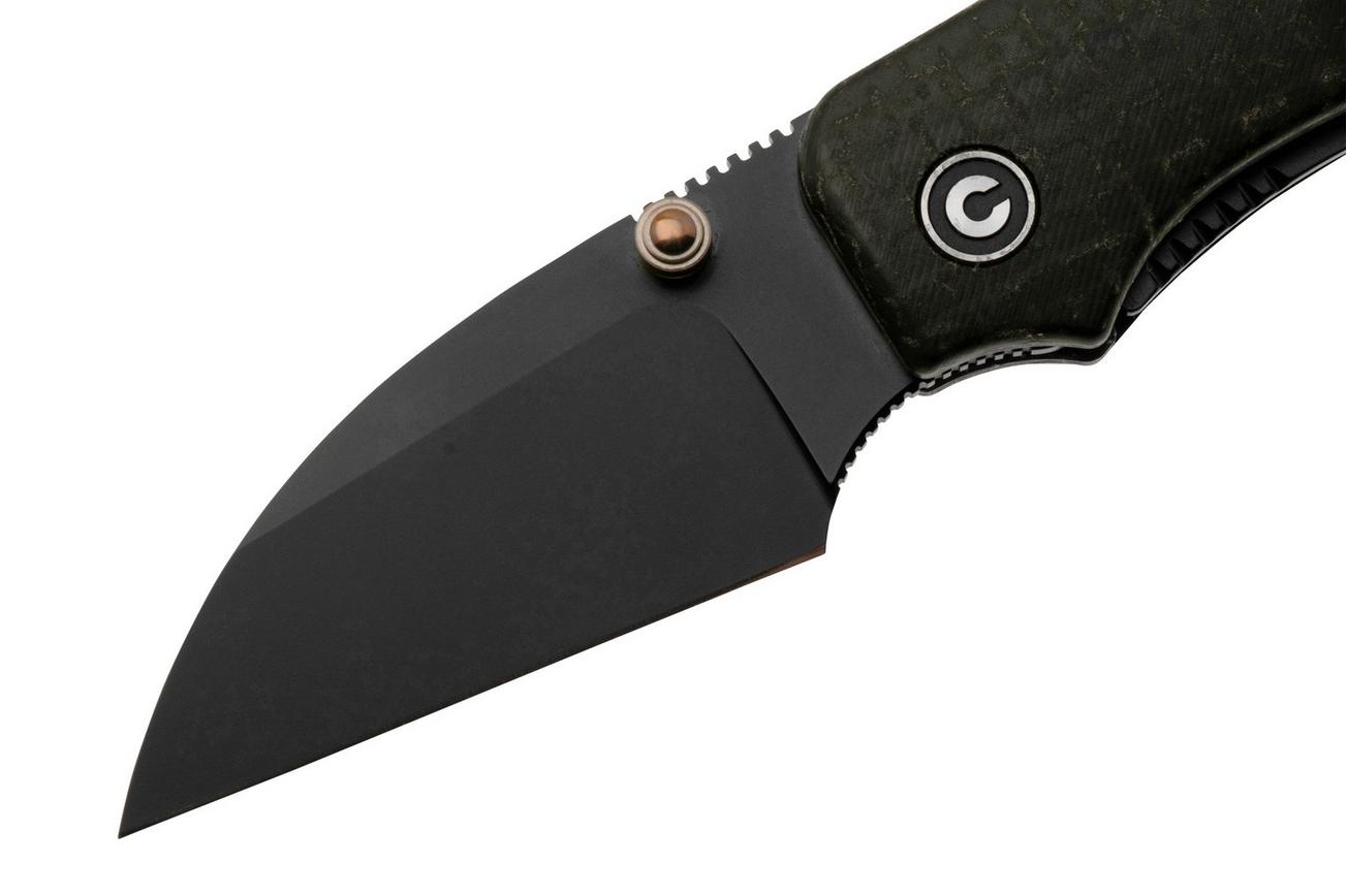 Civivi Baby Banter Wharncliffe C19068SC-1, Nitro-V, Black Burlap Micarta, zakmes, Ben Petersen design