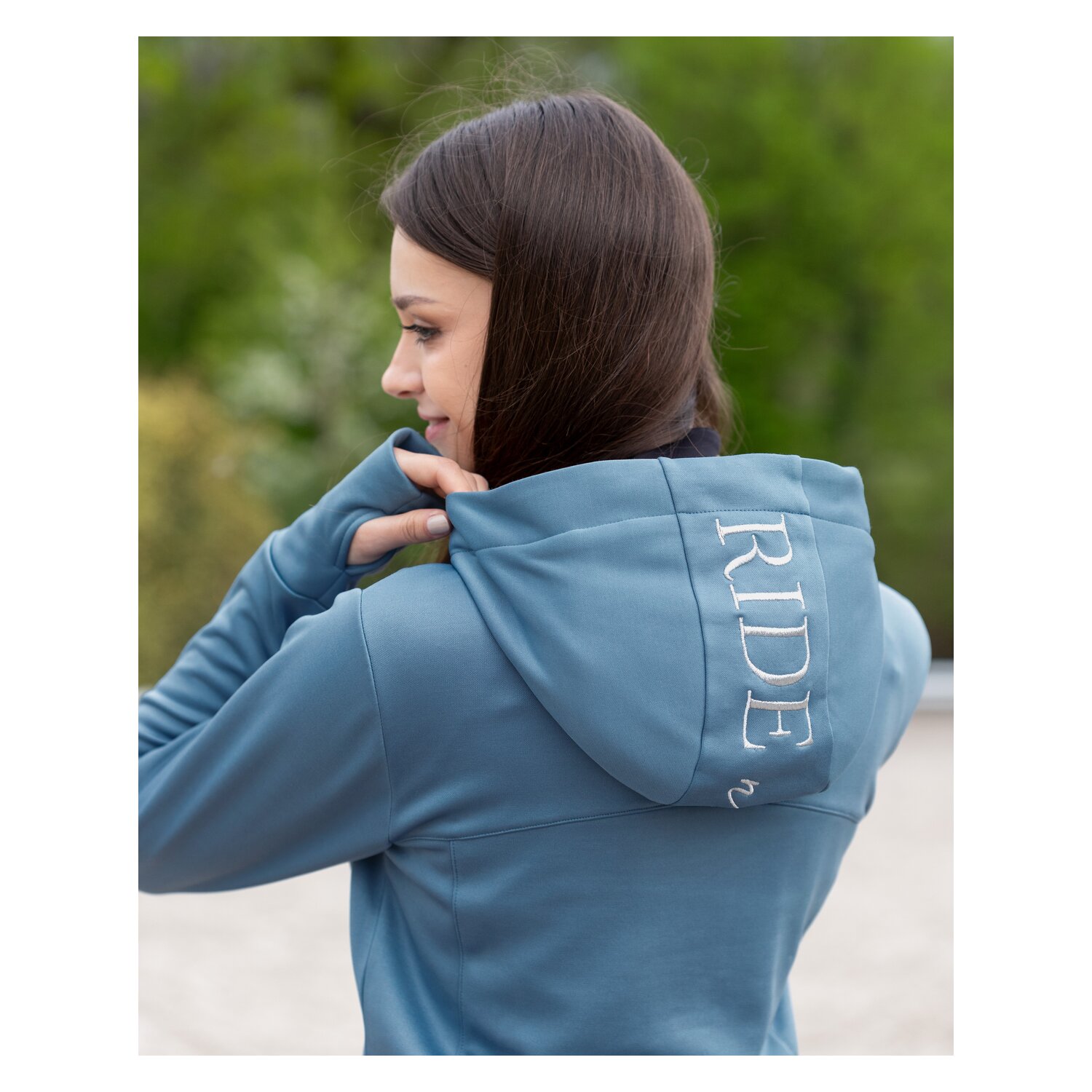 RIDE now Funktions-Fleecejacke - sky blue