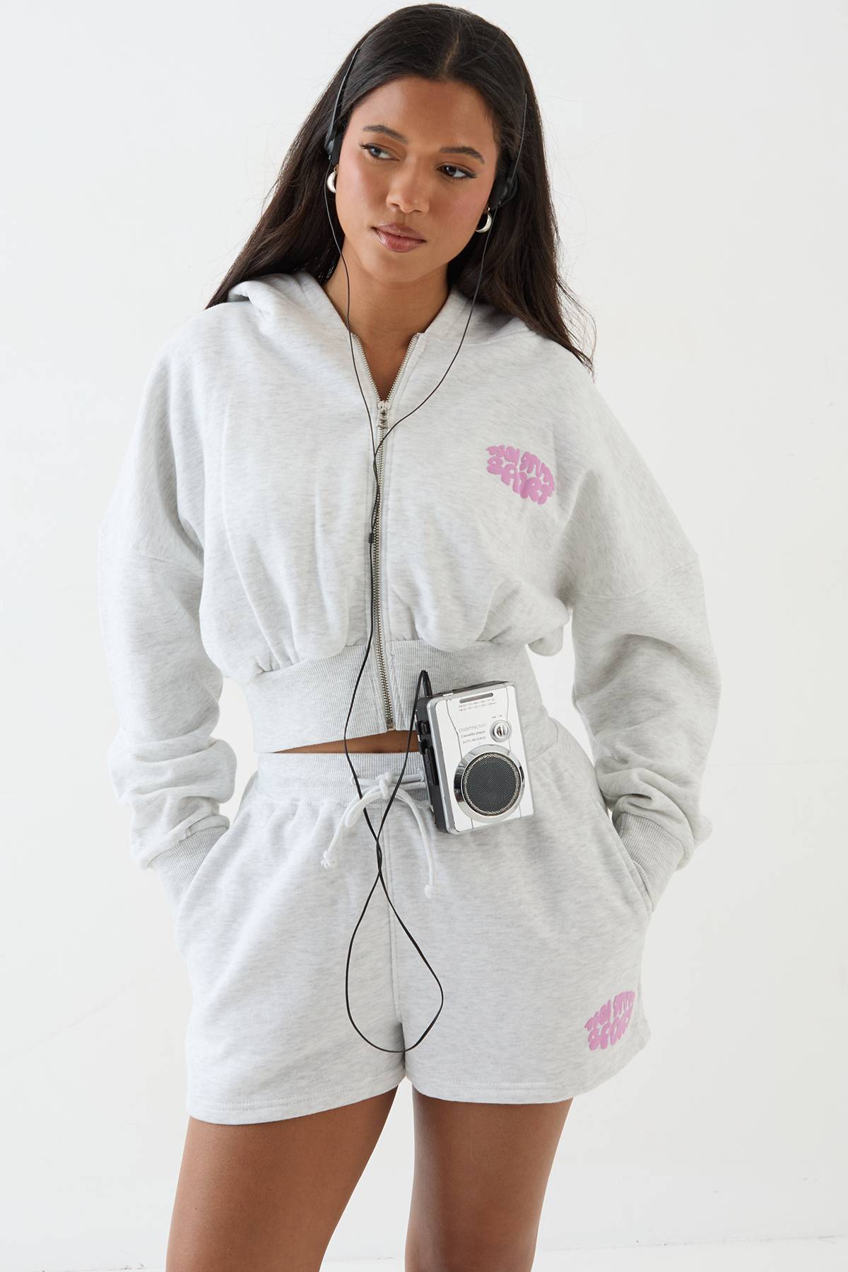 Sweat À Casynthétiqueche Court Boxy Sport Bubble Dsgn Studio