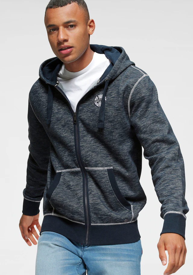 H.I.S Kapuzensweatjacke , mit markanten Nähten
