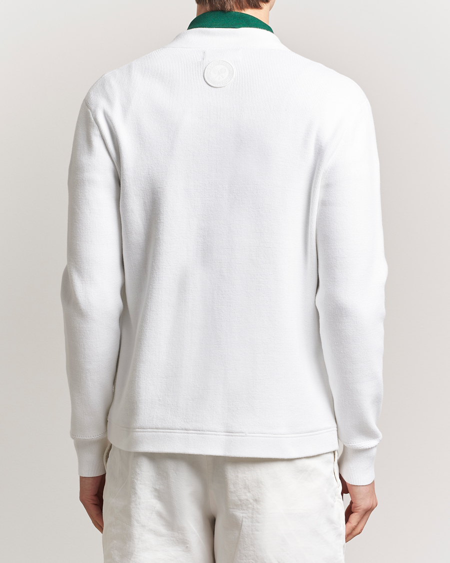 Polo Ralph Lauren Wimbledon Cotton Cardigan Ceramic White