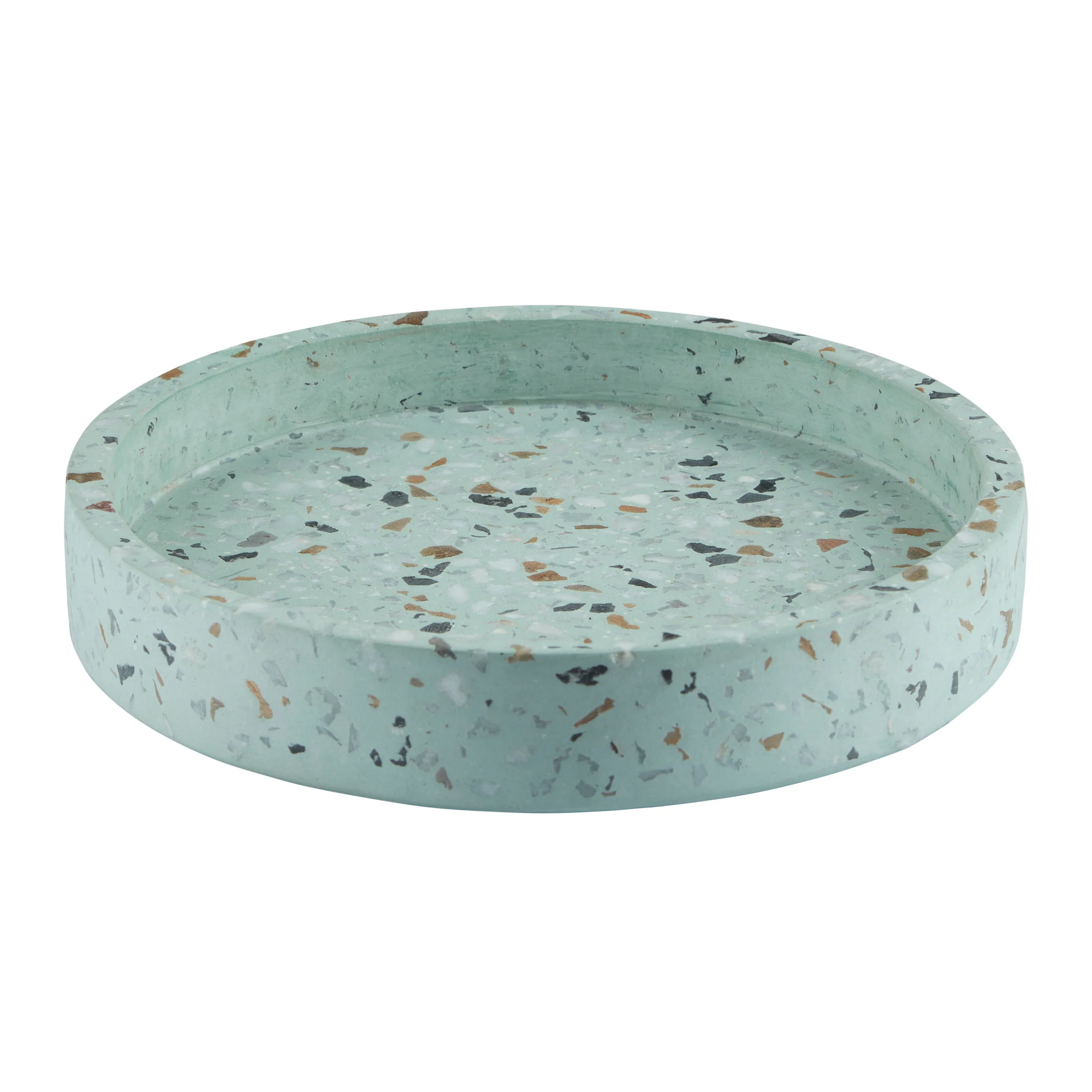 Bahne Interior  Terrazzo fad, mint - Ø20,5 cm.