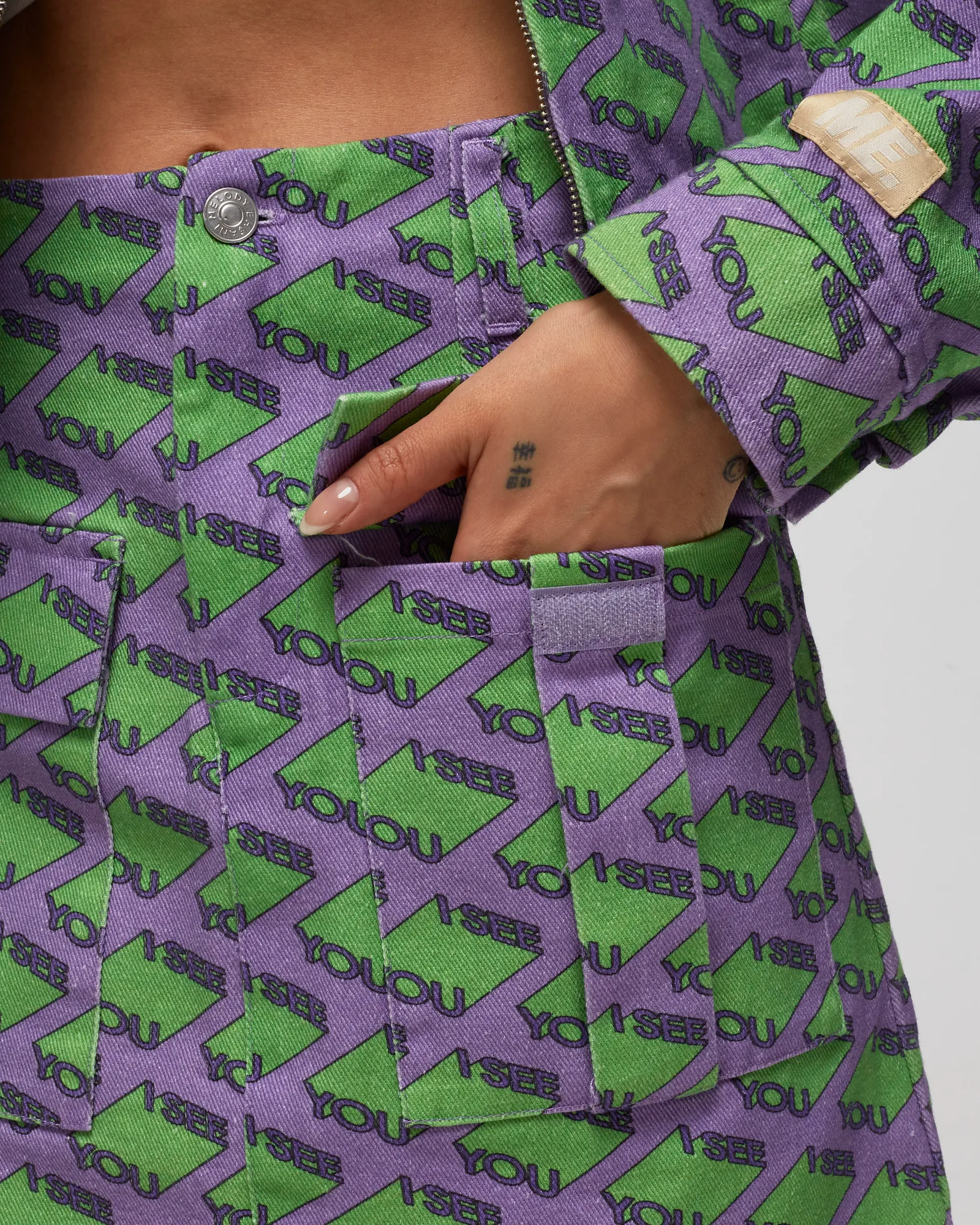Melody Ehsani I See You Utility Skirt