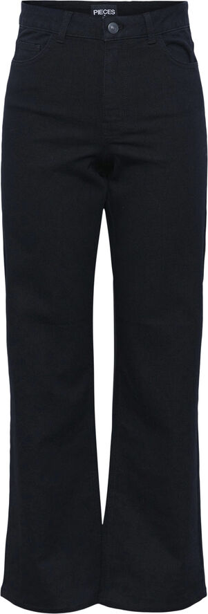 Pieces PCPEGGY HW WIDE PANT BLC NOOS BC Sort
