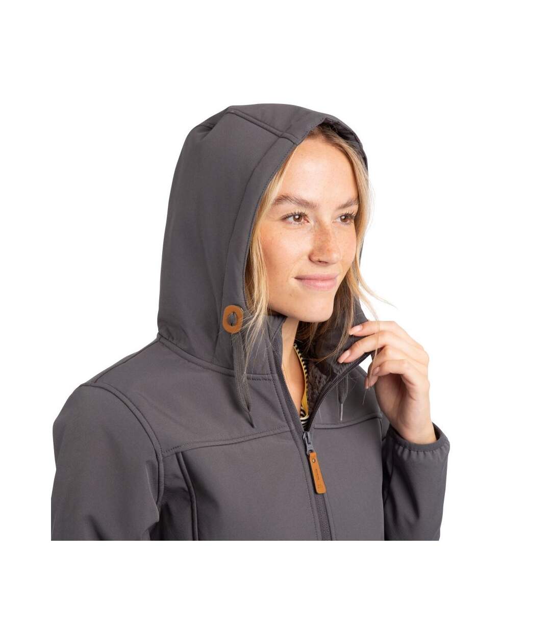 Trespass - Veste imperméable longue KRISTEN - Femme (Carbone) - UTTP4195