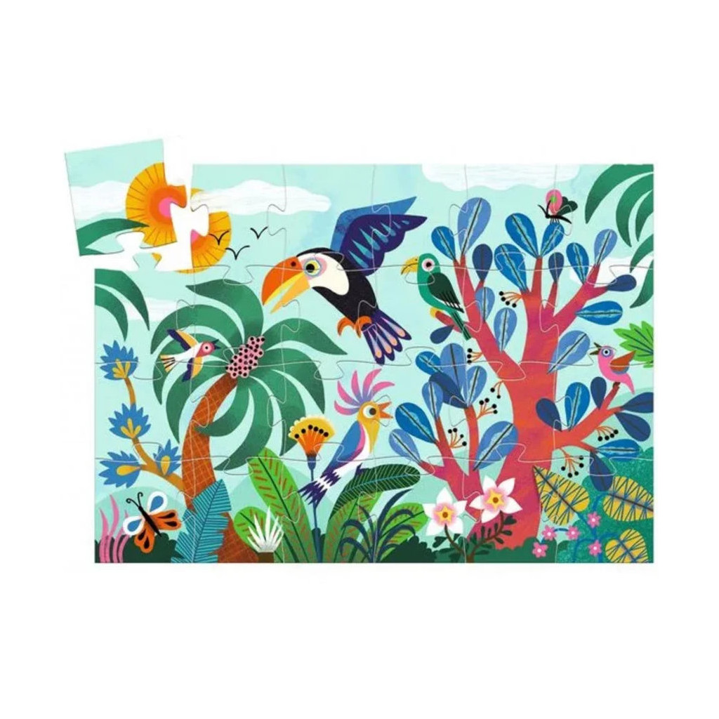 Puzzle Silhouette - 24 Pièces - Coco le Toucan