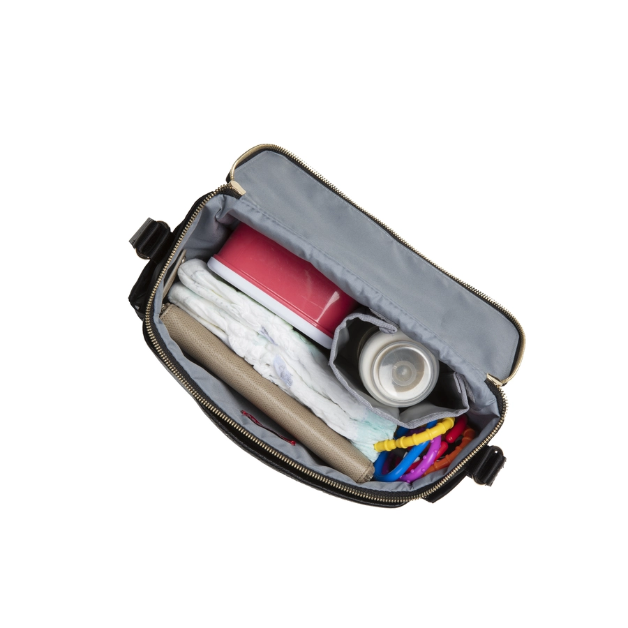 storksak Kinderwagen-Organiser Alyssa Black  Gold