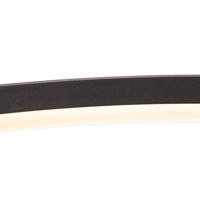 Design hanglamp zwart 80 cm incl. LED 3-staps dimbaar - Anello