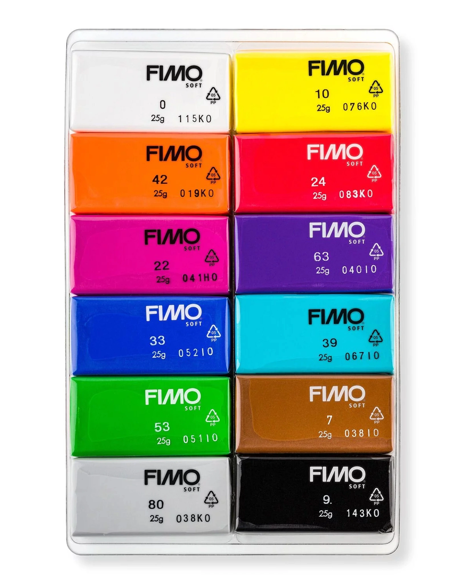 FIMO soft Basic Colours 12 Stück