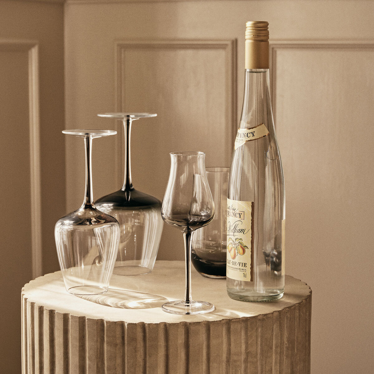 Broste Smoke Spritglass 15 cl, grå