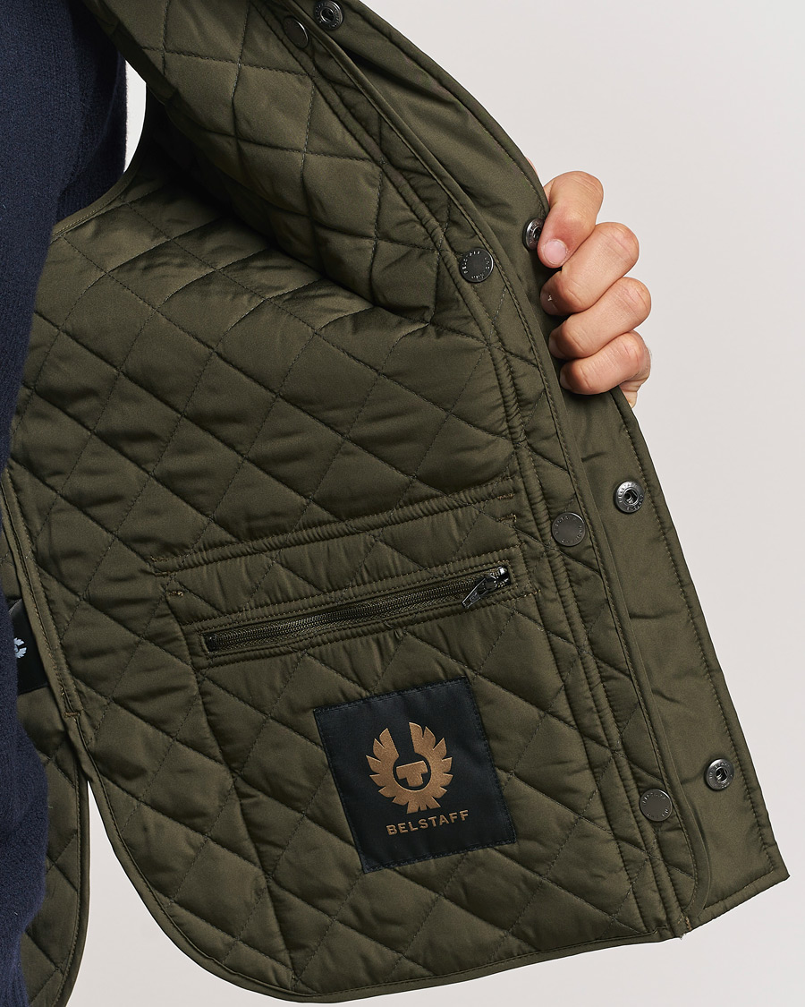Belstaff Icon Gilet Faded Olive