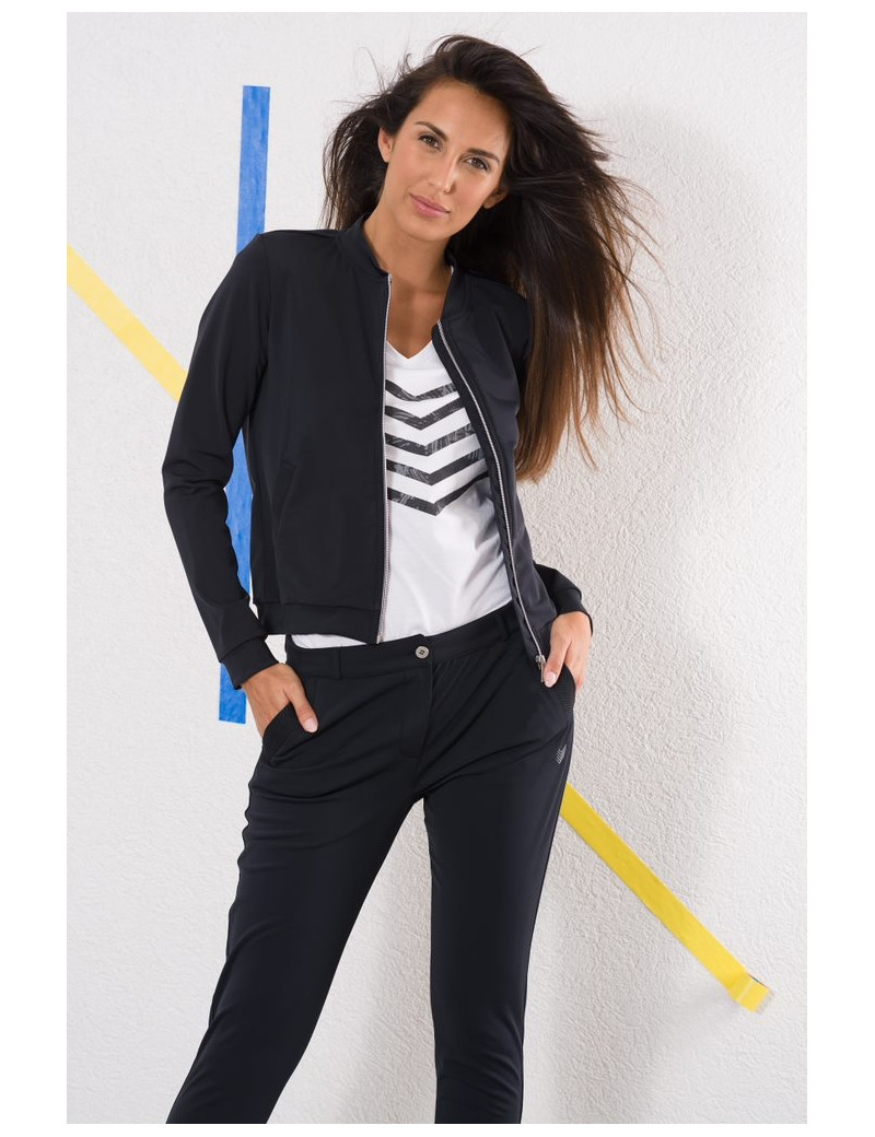 HBT BLOUSON FEMME KIMY NOIR BOMB