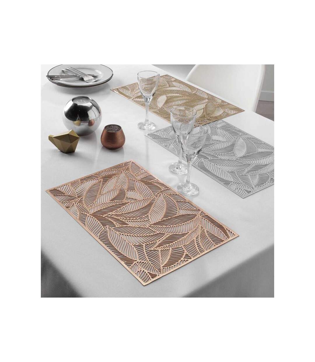 Set de Table Ajouré Orphée 30x45cm Cuivre