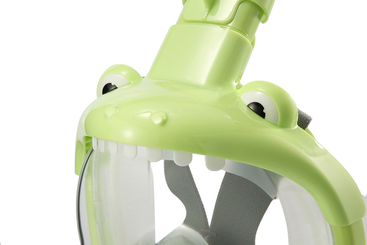 Atlantis Crocodile Kinder Snorkelmasker - Green