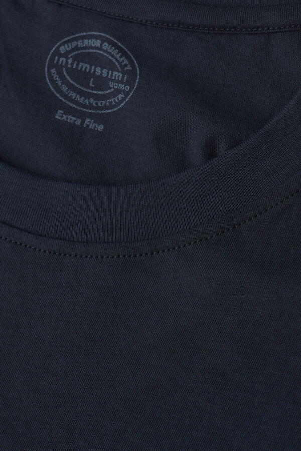 Camiseta de corte reto em algodão extrafino Supima®