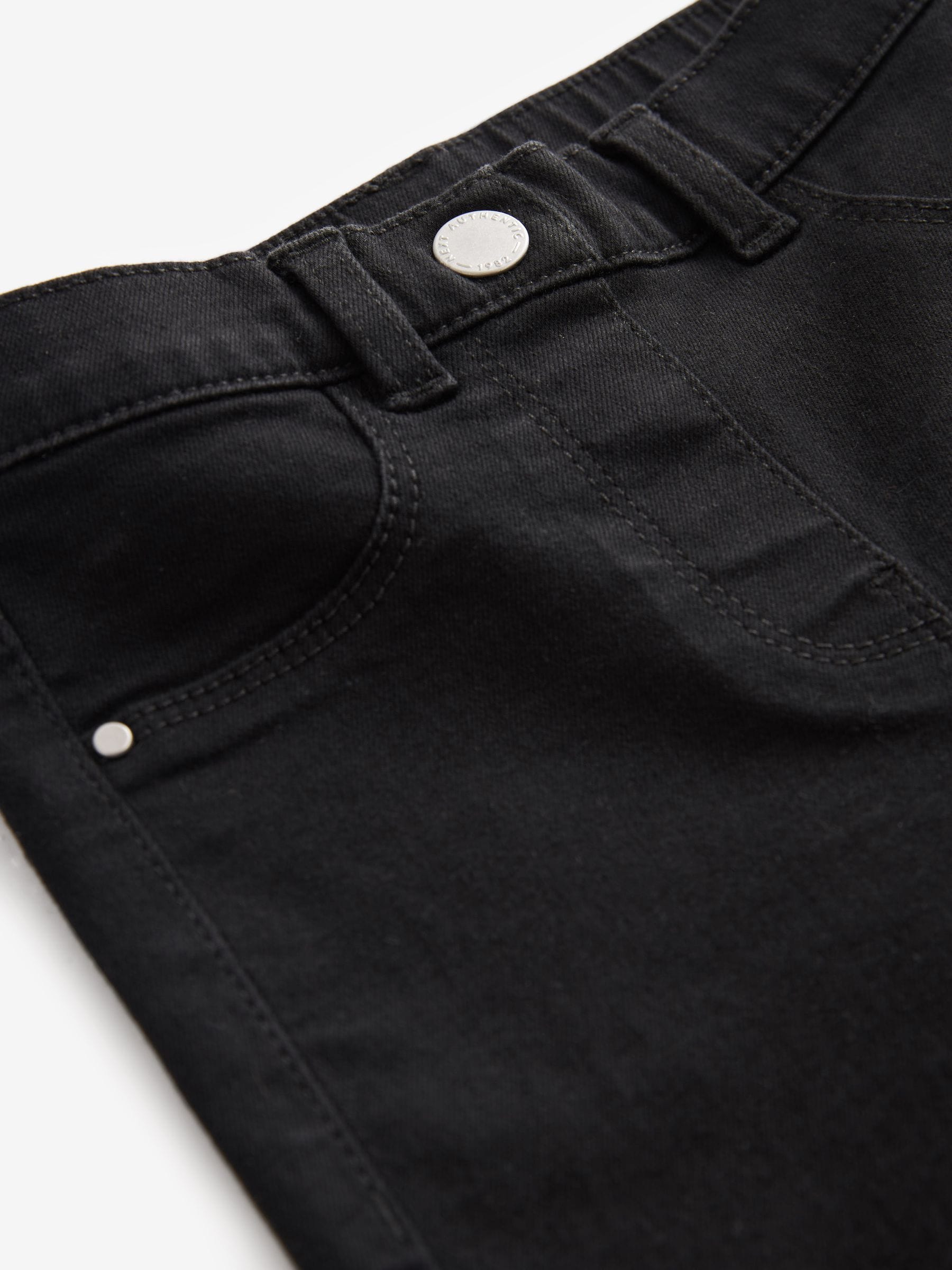 Zwart - Stretchleggings (3-16 jr)