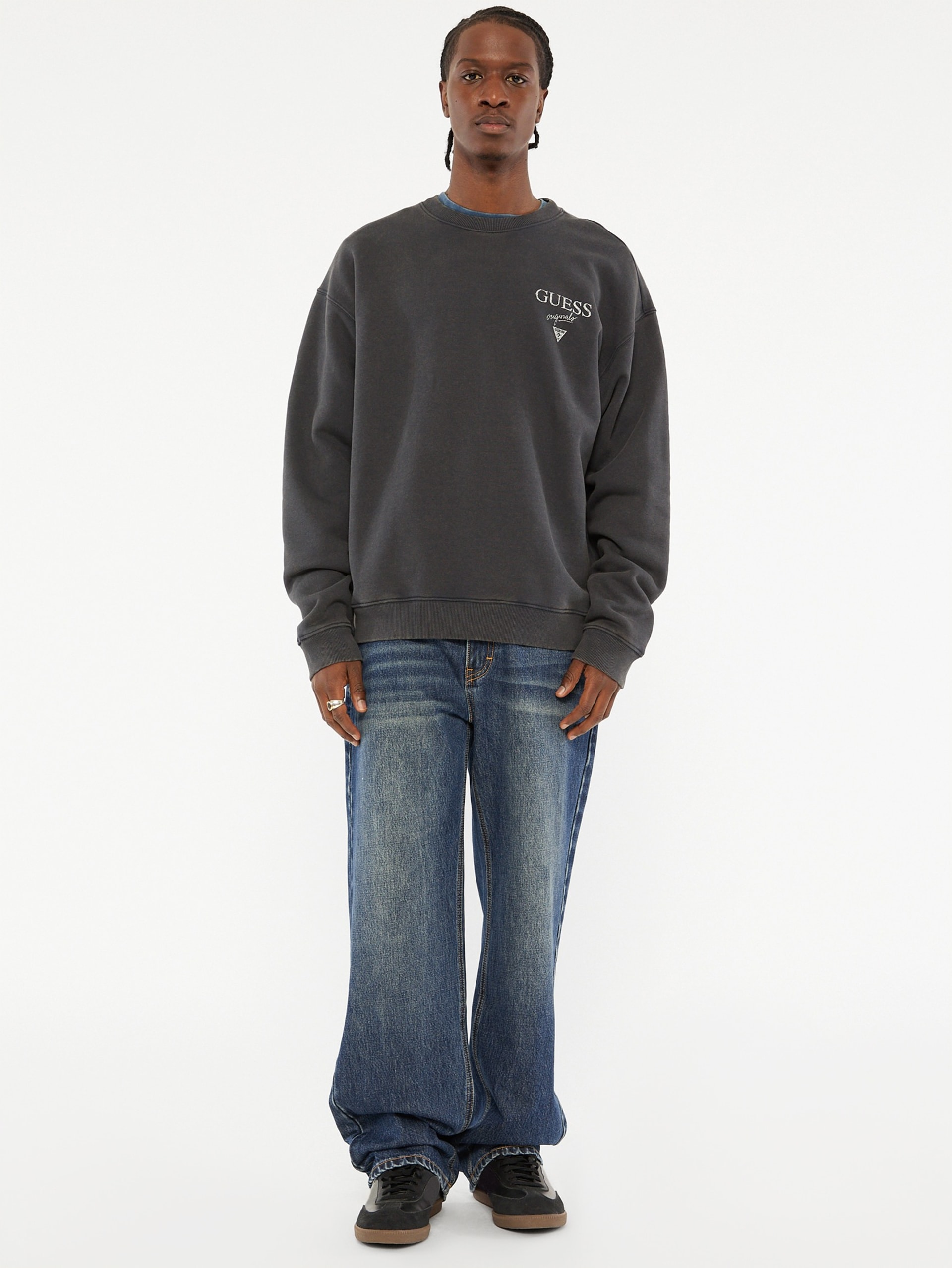 Moletom GUESS Originals Eco Baker com gola redonda