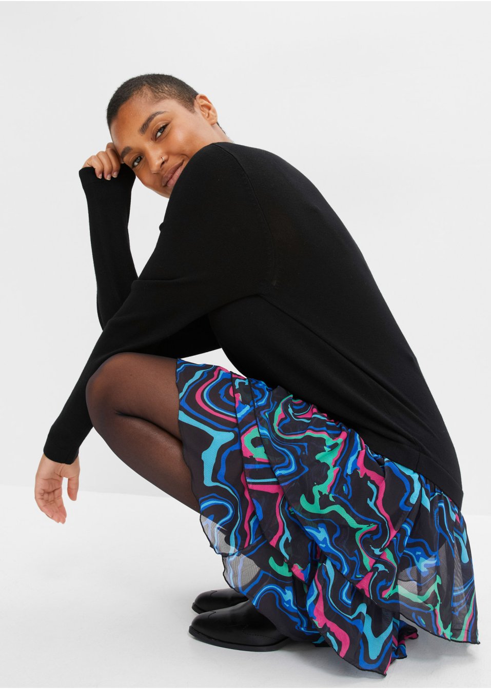 Robe en maille