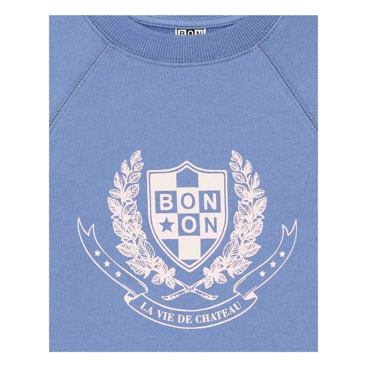 Bonton Sweat Star Coton Bio | Bleu