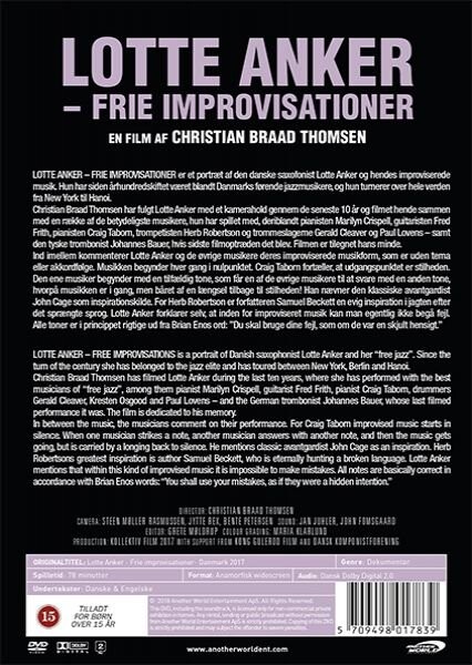 Lotte Anker - Frie Improvisationer - DVD
