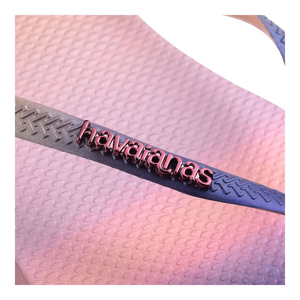 Havaianas SLIM GRADIENT SUNSET - Tongs Femme ballet rose
