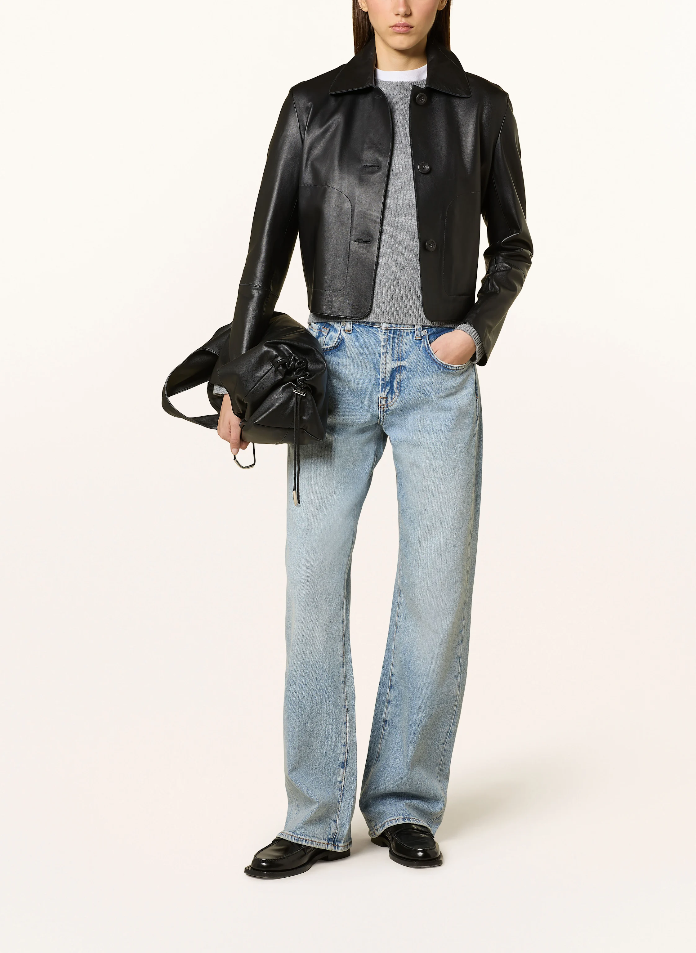 7 for all mankind Wide Leg Jeans TESS