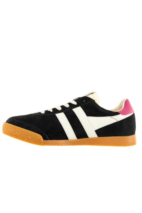 Baskets basses gola elan bk black/off white/fuchsia