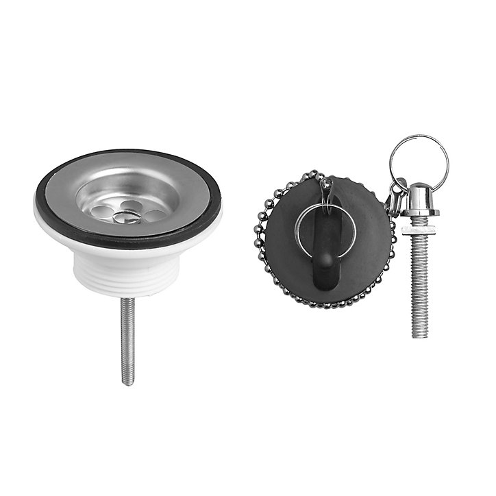 Bonde à bouchon pour vasque ø46 mm Wirquin