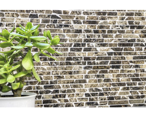 Natuursteenmozaïek MOS BRICK 476 30,5x32,2 cm bruin