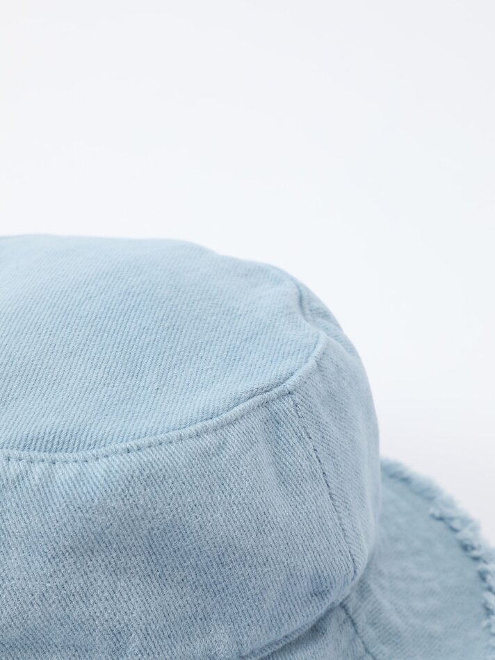 Chapéu bucket de jeans - Azul escuro