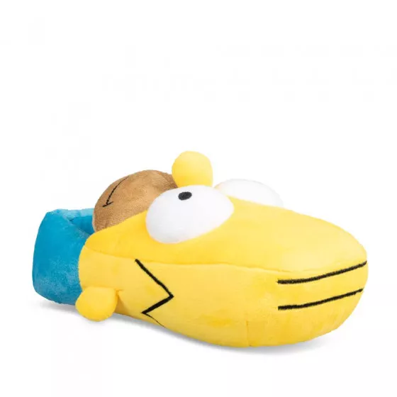 Chaussons peluche Homer JAUNE SIMPSONS