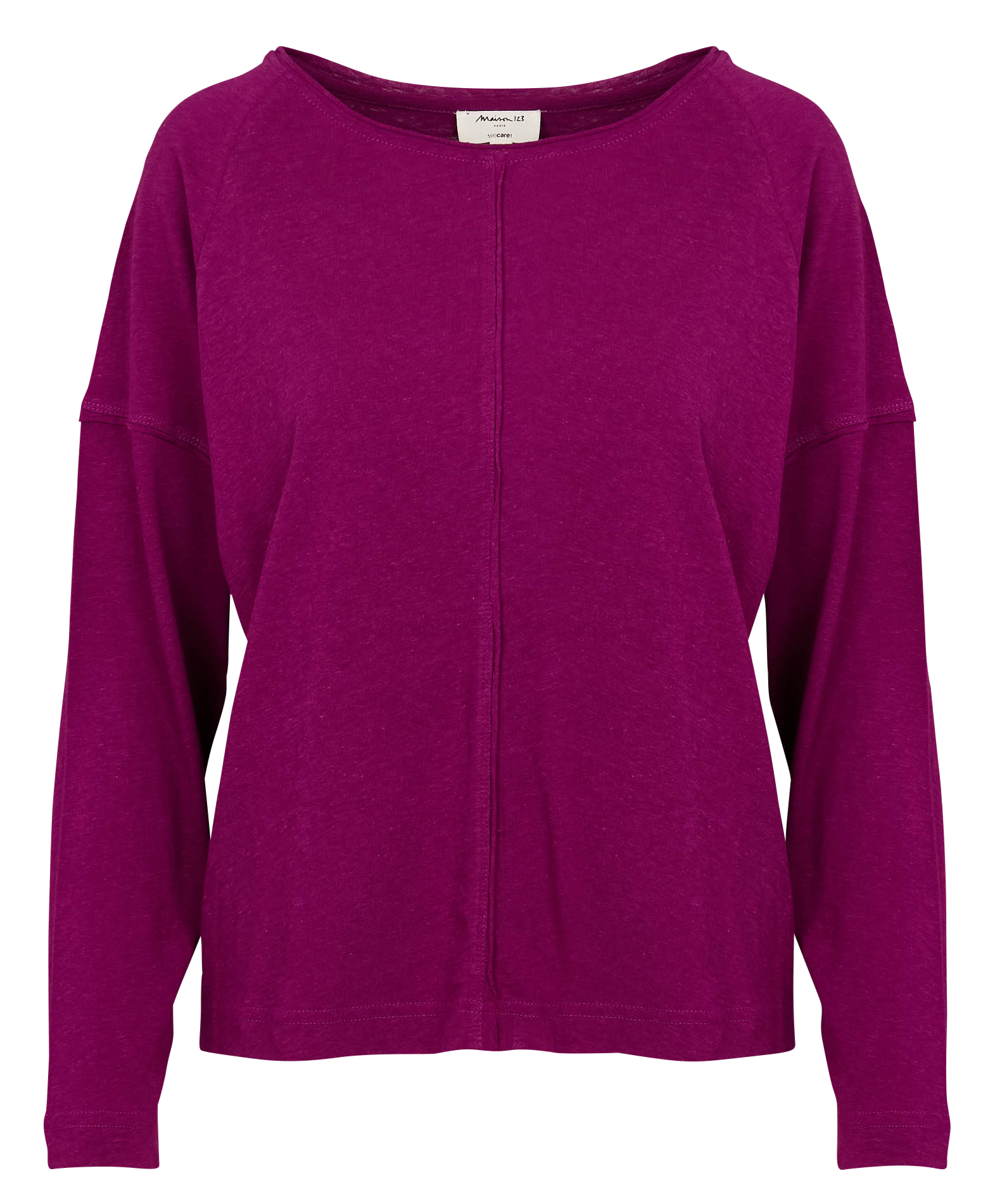 DAKOTA - Tee-shirt col bateau en coton mélangé | Rose