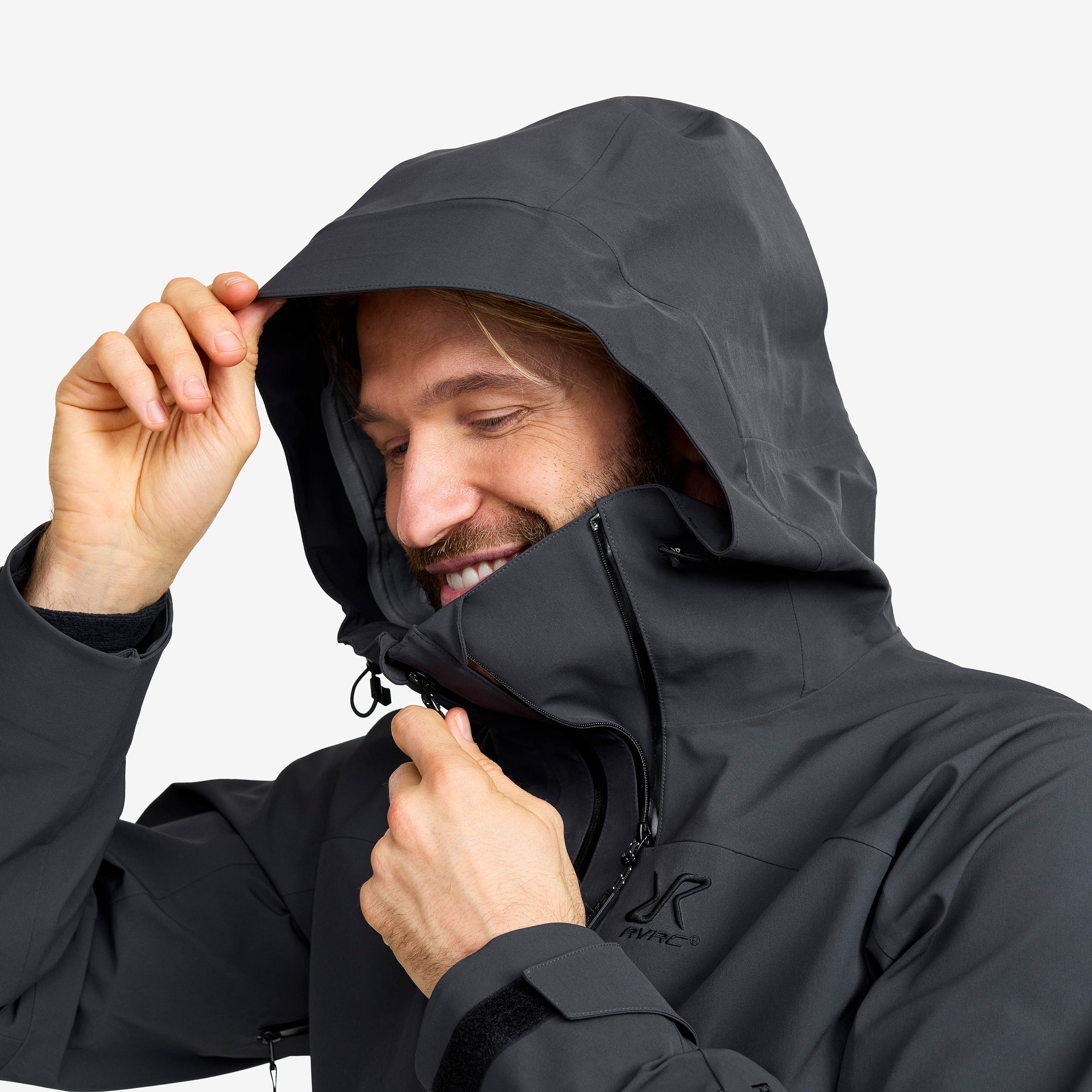 Cyclone 3L Shell Jacket Herre Anthracite