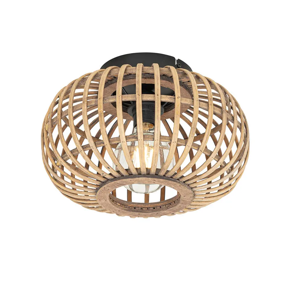 Qazqa plafondlampen amira crème e27
