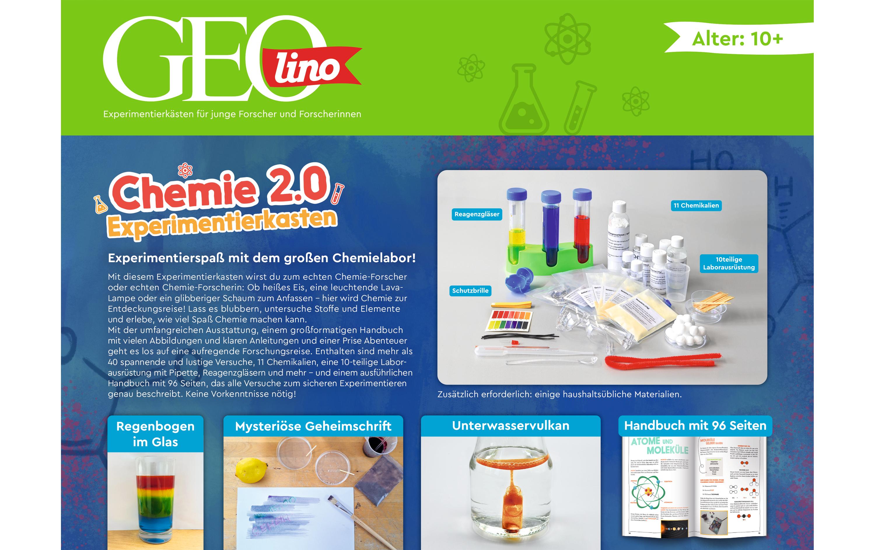 Experimentierkasten GEOlino - DeutschDas grosse Chemieset