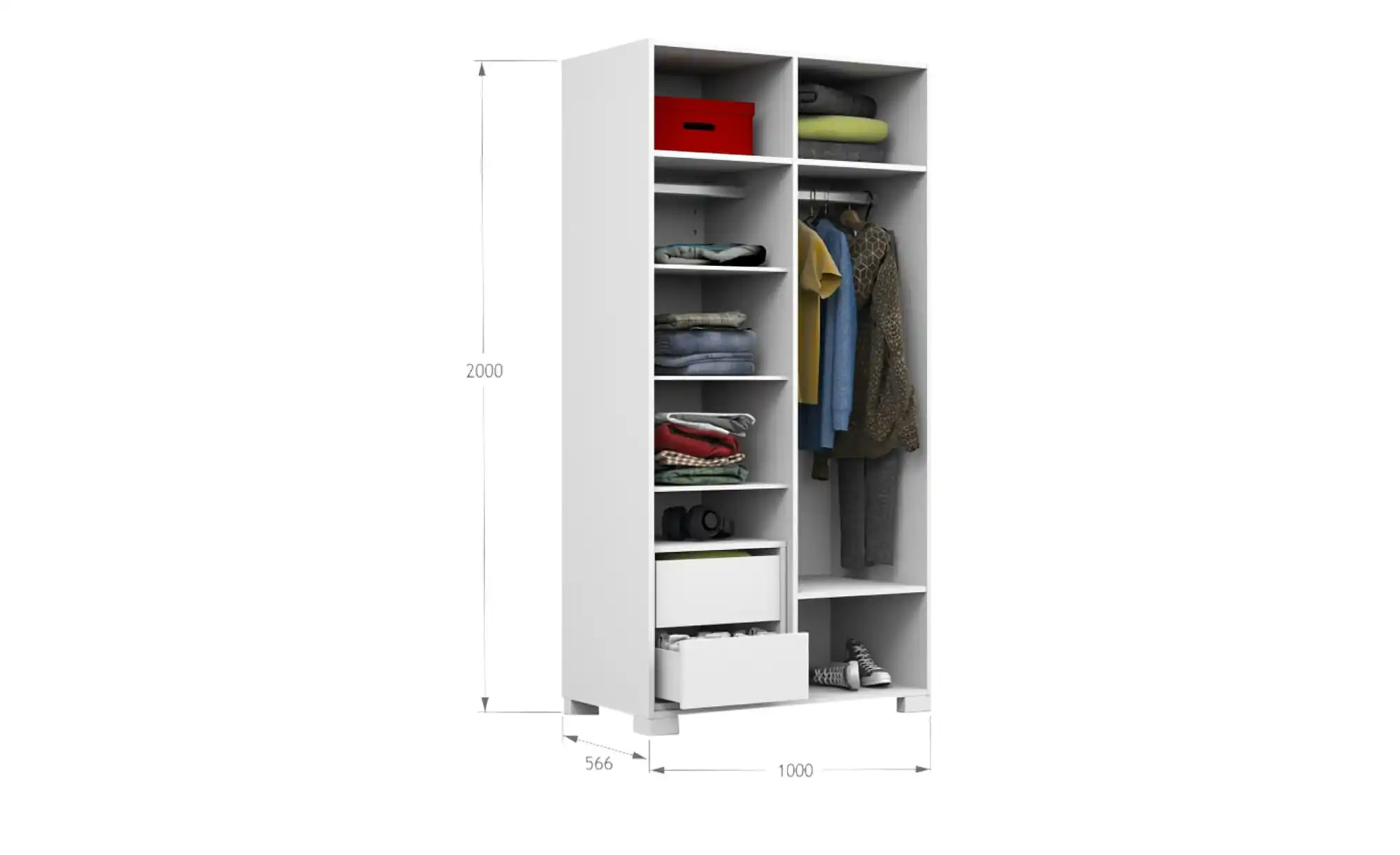 Kleiderschrank Fashion Mint