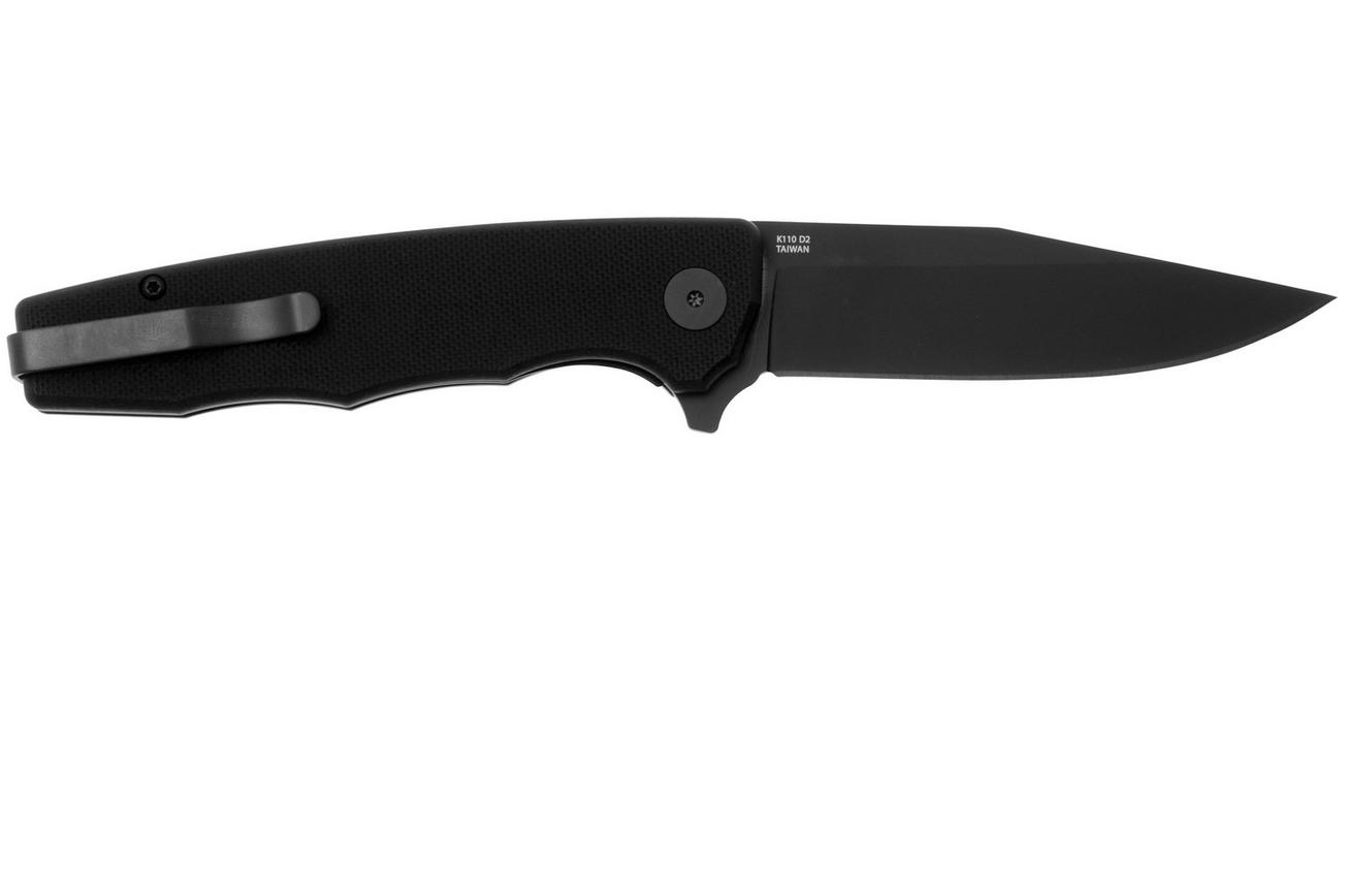 Ocaso Strategy 29BGB Black Blade, Black G10, zakmes