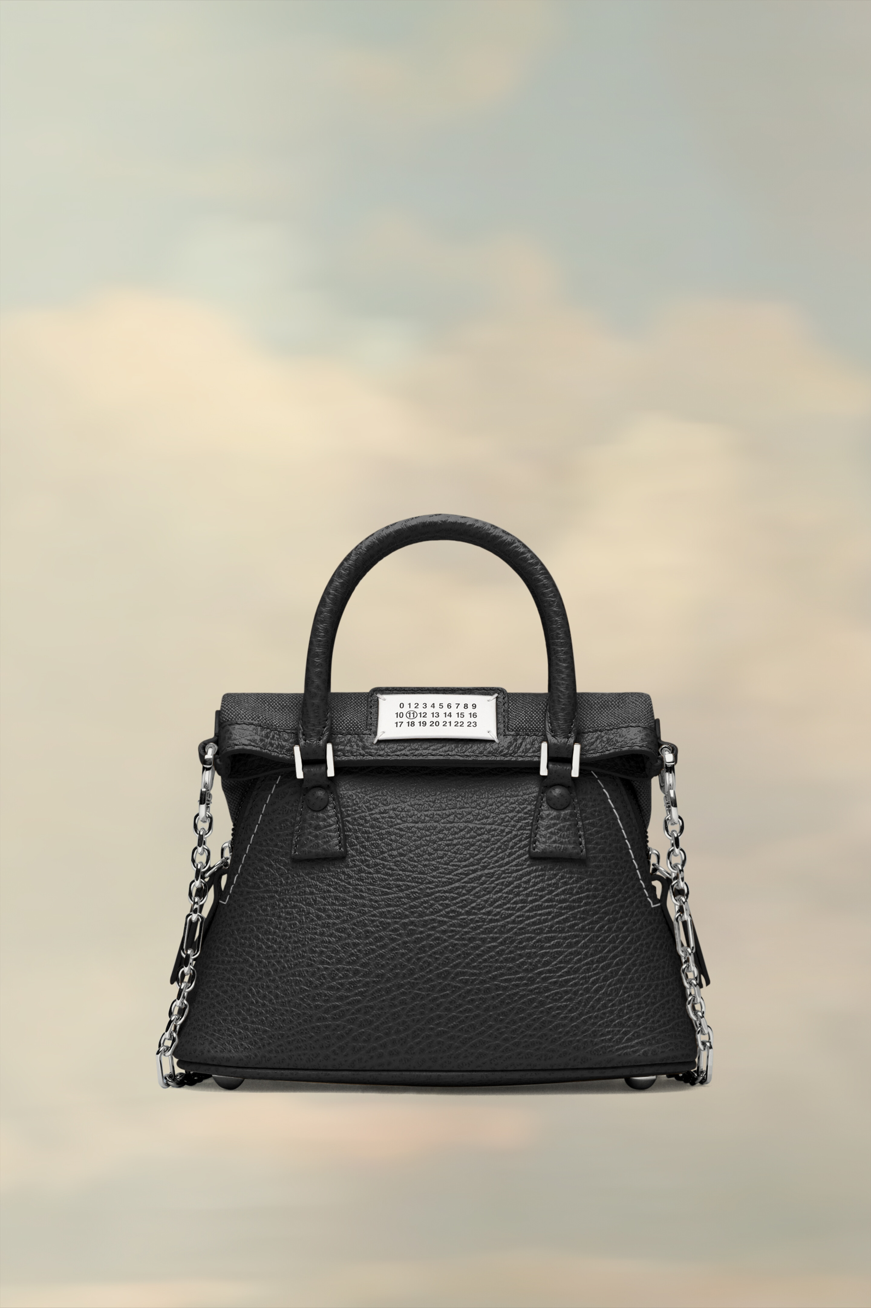 5AC classique micro en cuir grainé | femme Noir