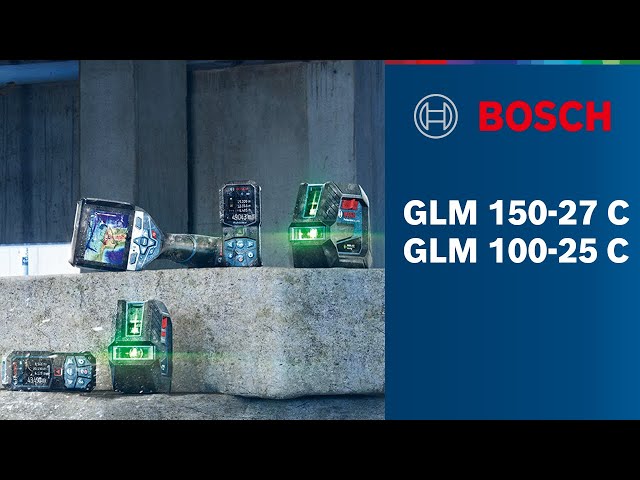 Bosch GLM 100-25 C Afstandsmeter in tas - 100m - rood