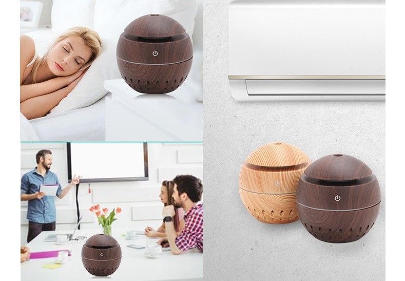 Thalia - USB-geurverspreider met houtnerf