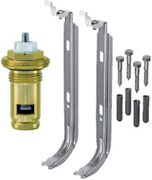 Belrad® Heizkörper Typ 33 | leistungsstarker Flachheizkörper mit 8 Anschlüssen | Wandmontage | kompakt & energieeffizient | für Bad, Gäste-WC, Wohnzimmer | weiß, flach, Mittelanschluss